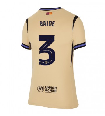 Barcelona Alejandro Balde #3 Udebanetrøje Dame 2025-26 Kortærmet
